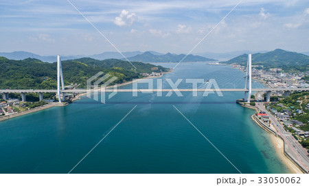 生口橋（しまなみ海道）　空撮 33050062