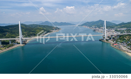 生口橋（しまなみ海道）　空撮 33050066