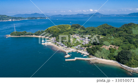 小島 おしま 愛媛県今治市 の写真素材