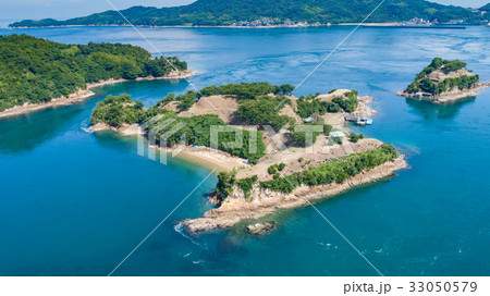 能島（愛媛県今治市／しまなみ海道）　空撮 33050579
