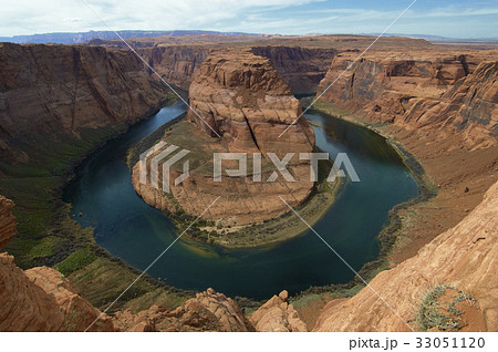 馬蹄形のコロラド河の名所ホースシューベント 33051120