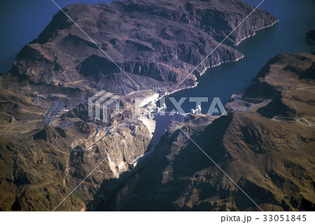 空から見たフーバーダム 空から見たフーバーダム 33051845