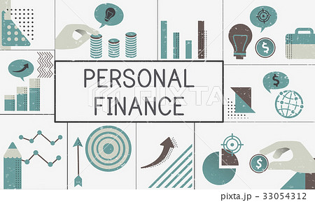 Illustration of financial business chart investment 33054312