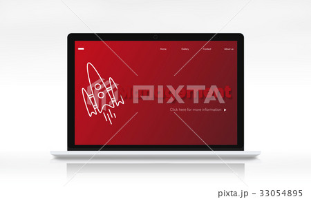 Network connection graphic overlay background on laptop screen Network connection graphic overlay background on laptop screen 33054895