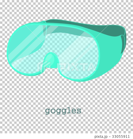 Laboratory goggles icon, cartoon style Laboratory goggles icon, cartoon style 33055911