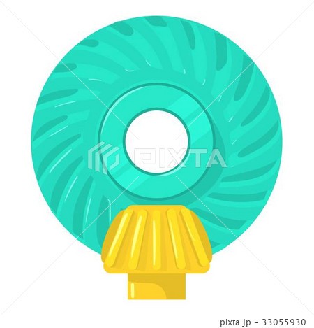 Main gear icon, cartoon style Main gear icon, cartoon style 33055930