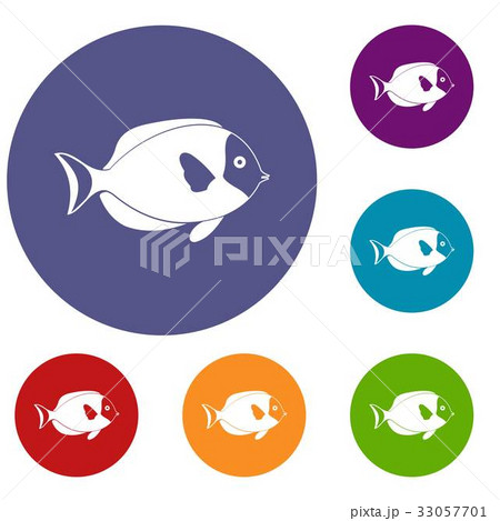 Fish icons set Fish icons set 33057701