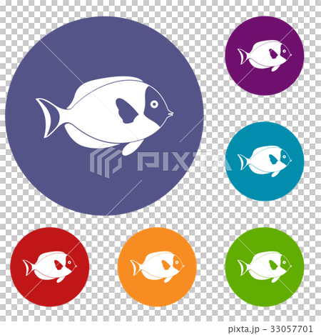Fish icons set Fish icons set 33057701