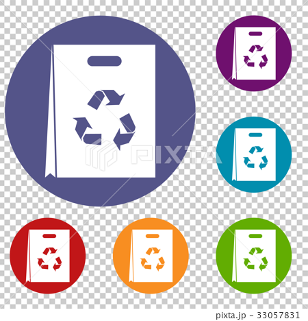 Package recycling icons set - Stock Illustration [33057831] - PIXTA