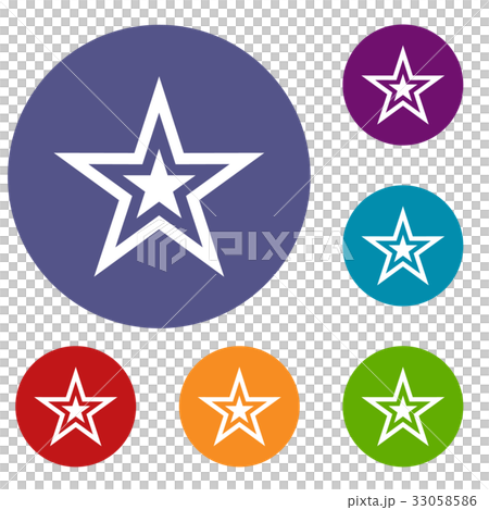 Star icons set Star icons set 33058586