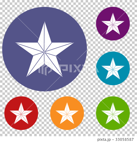 Star icons set Star icons set 33058587