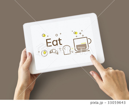 Balance Diet Healthy Nutrition Concept Balance Diet Healthy Nutrition Concept 33059643