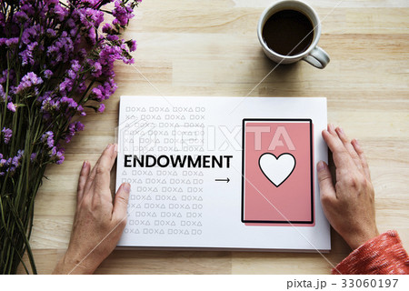 Hands working on banner network graphic overlay on table Hands working on banner network graphic overlay on table 33060197