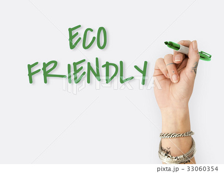Eco Friendly Responsibility Nature Environment Word 33060354
