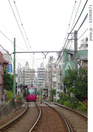 都電荒川線　素材 33060671