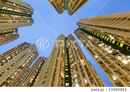 Resident apartment building from low angle 33060983