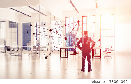 Networking and social communication concept as effective point f Networking and social communication concept as effective point f 33064092