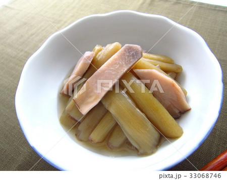 ずいきのおいしい煮物　食事イメージ 33068746