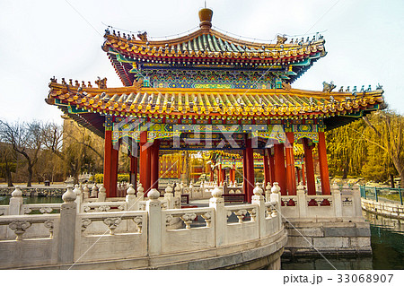 In the Beihai Park in Beijing  33068907