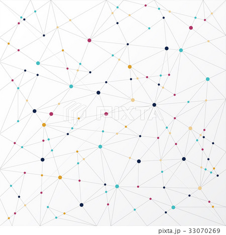 Abstract lines connection technology colorful Abstract lines connection technology colorful 33070269