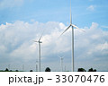 Wind turbines generating electricity - Eco power 33070476