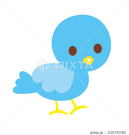 青い小鳥のイラスト素材 [33070590] - PIXTA