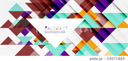 Triangle pattern design background 33071884