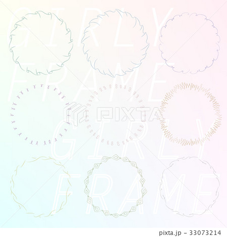 hand paint girly frame02 33073214