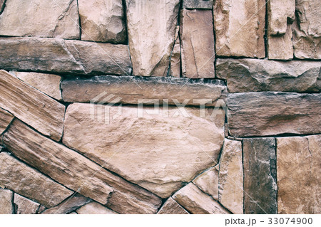 Texture of old stone wall for background 33074900