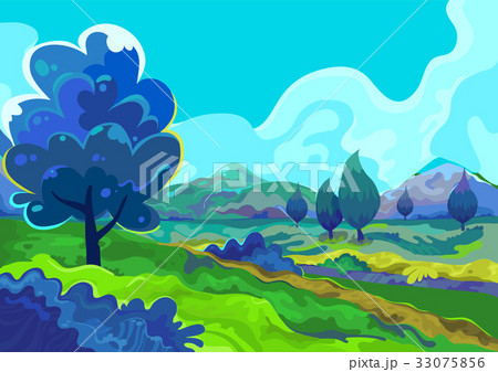Landscape, Vector illustration 33075856