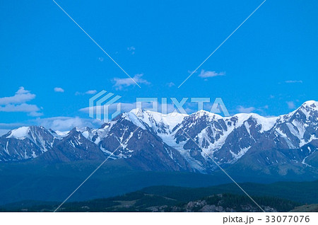 Altai mountains in Kurai area with North Chuisky Altai mountains in Kurai area with North Chuisky 33077076