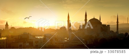 Hagia Sophia at sunrise Hagia Sophia at sunrise 33078585