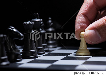 Black chess pieces lost to white chess pieces Black chess pieces lost to white chess pieces 33079797