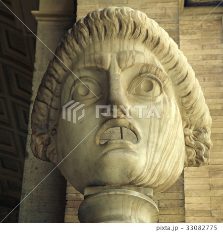 Antic drama roman mask, Rome, Italy 33082775