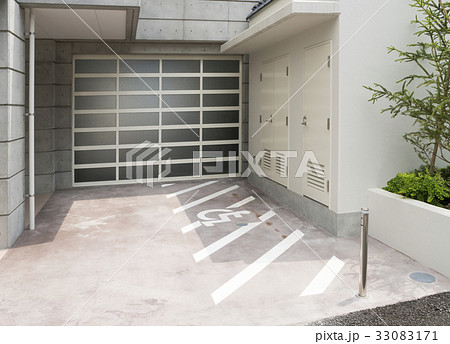 マンションの福祉対応駐車場 身体障害者 車いす用 マンションの福祉対応駐車場 身体障害者 車いす用 33083171