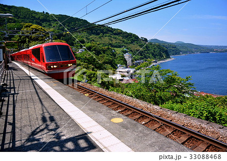 伊豆北川 駅　伊豆急行 2100系 リゾート21　2017年5月 （静岡県 東伊豆） 33088468