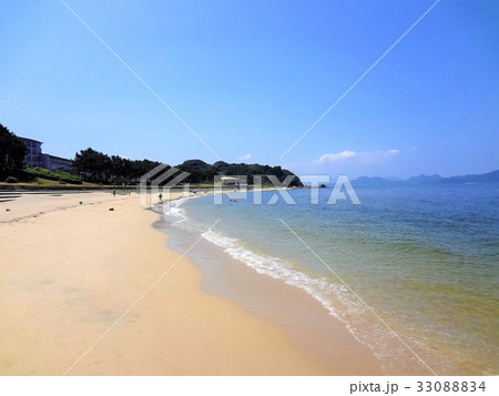 砂浜・海辺（福岡市東区志賀島勝馬海岸） 33088834