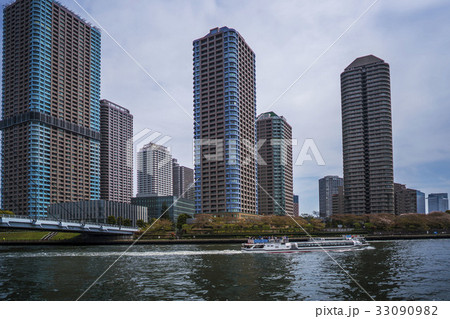 佃島のビル群 佃島のビル群 33090982