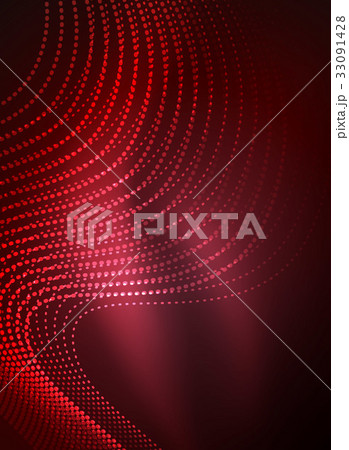 Glowing wave created with particles on dark color Glowing wave created with particles on dark color 33091428