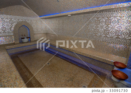 Turkish bath or Hamam at spa area 33091730