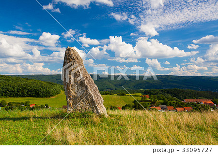Millennium menhir on the hill 33095727