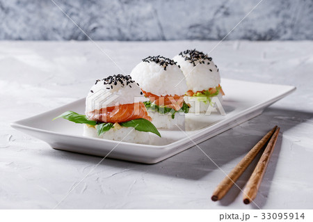 Rice sushi burgers Rice sushi burgers 33095914
