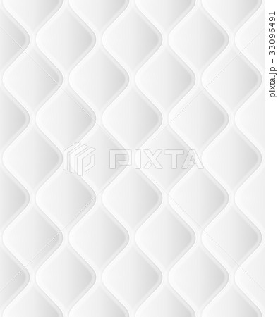 Soft seamless rattern with waves in white. EPS 10 33096491