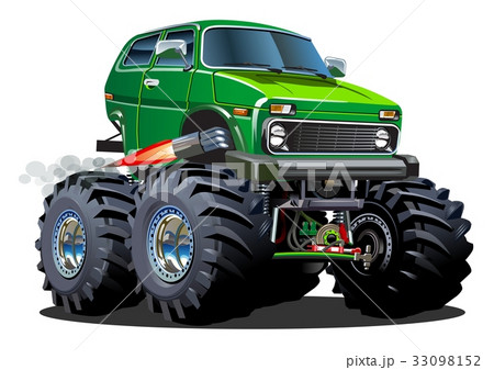 Cartoon Monster Truck 33098152