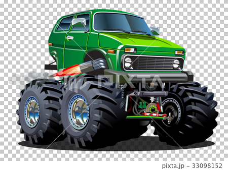 Cartoon Monster Truck 33098152