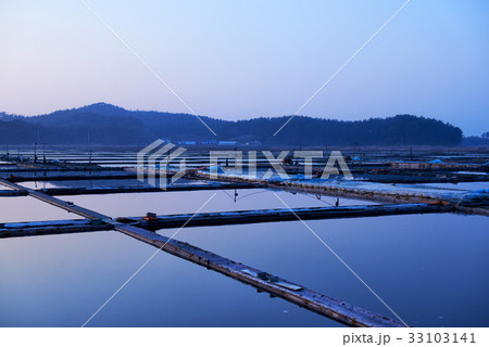 夕焼け 塩田 泰安郡 33103141