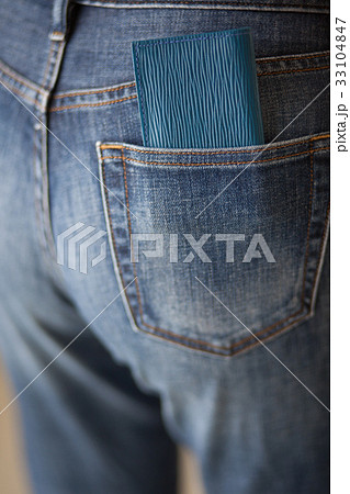 ジーンズ　おしり　物撮り 財布　ケース 33104847