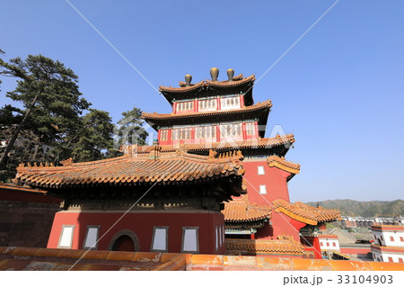 世界遺産　中国　承徳　普寧寺　大乗之閣　 33104903