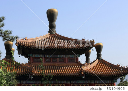 世界遺産　中国　承徳　普寧寺　大乗之閣　 33104906