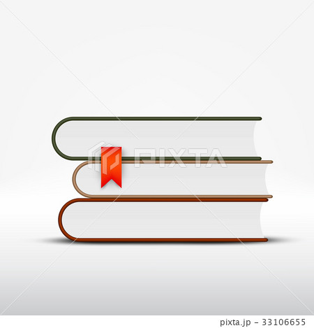 books on white background 33106655